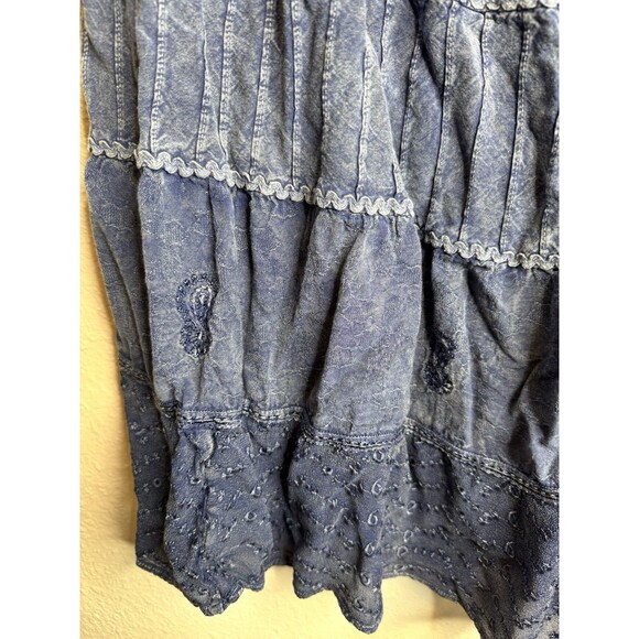 Gunit Women’s Embroidered Midi Skirt Sz L - Picture 3 of 10